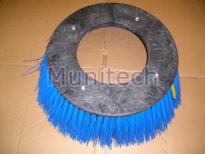 Wood Top Sweeper Gutter/Gulley Brush Poly Filled