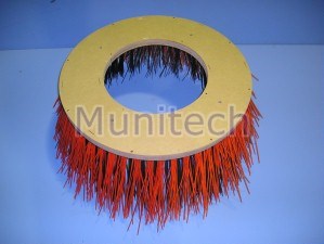 Wood Top Sweeper Gutter/Gulley Brush Poly/Wire Filled