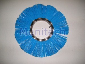 Blue Poly Sweeper Brush Segments 16.5x4.5